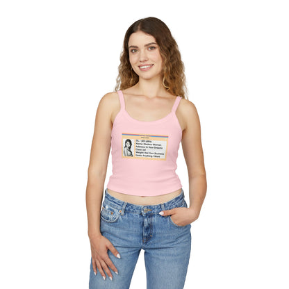 Women's Tank Top -  Drivers License Design