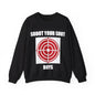 Shoot Shot (Black) - Unisex Heavy Blend™ Crewneck Sweatshirt