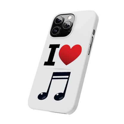 I Heart Music - Slim Phone Cases