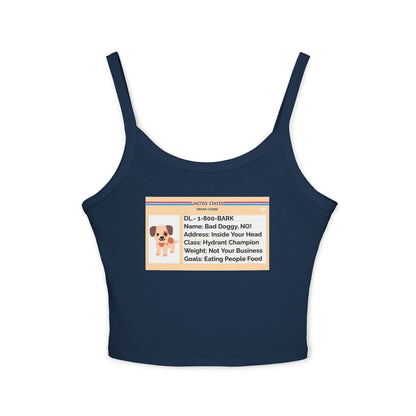 Women's Tank Top - Dog - Drivers License Design