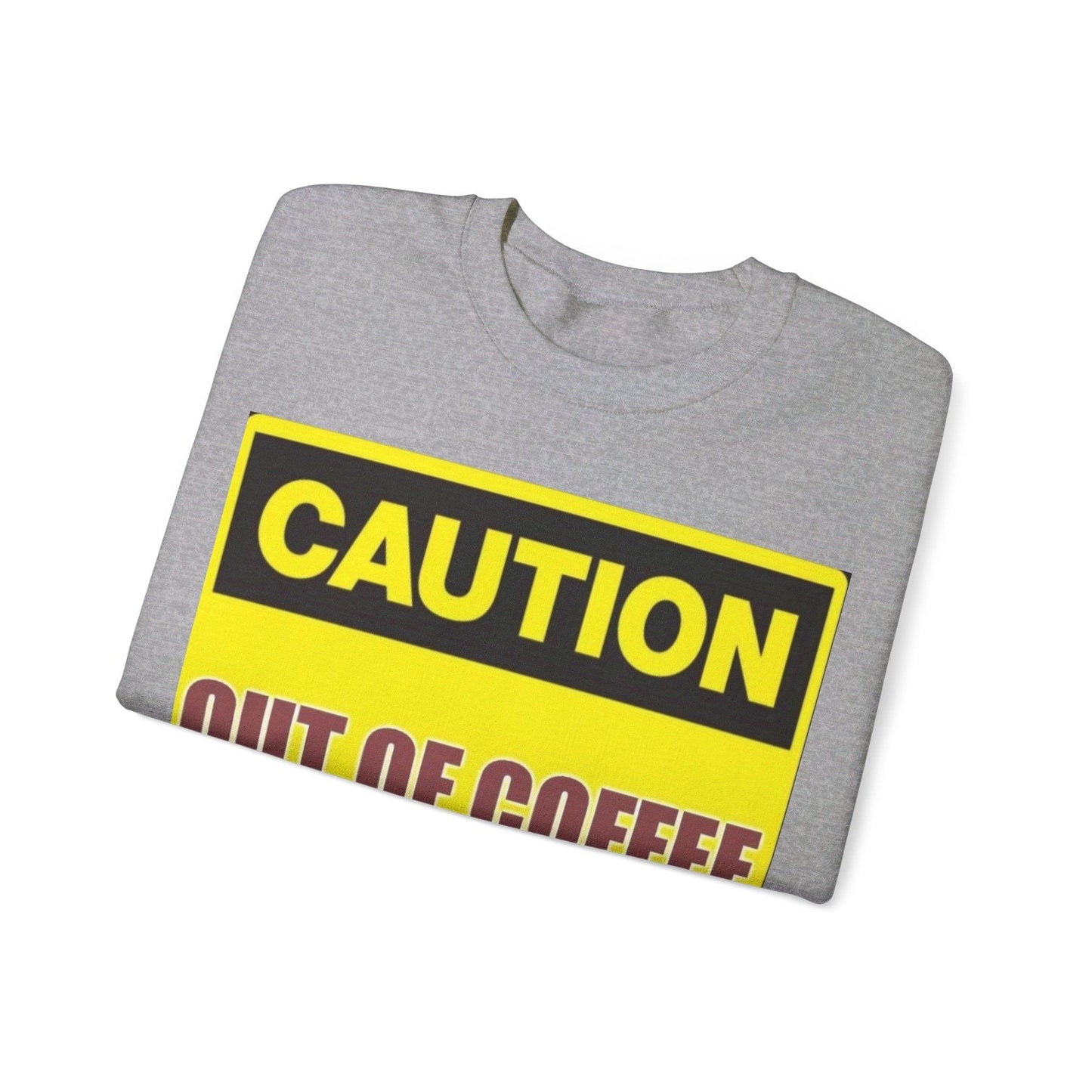 Caution Coffee - Unisex Heavy Blend™ Crewneck Sweatshirt