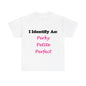 ID Perky Petite Perfect (White) - Unisex Heavy Cotton T-Shirt