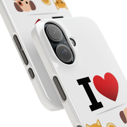 I Heart Dogs - Slim Phone Cases