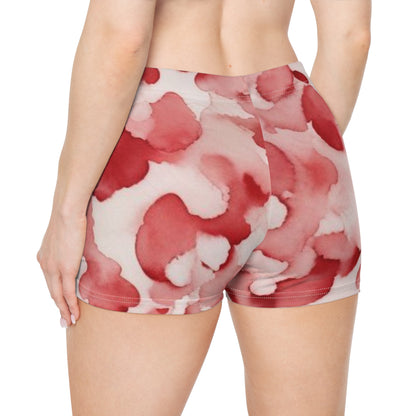 Red Floral Shorts