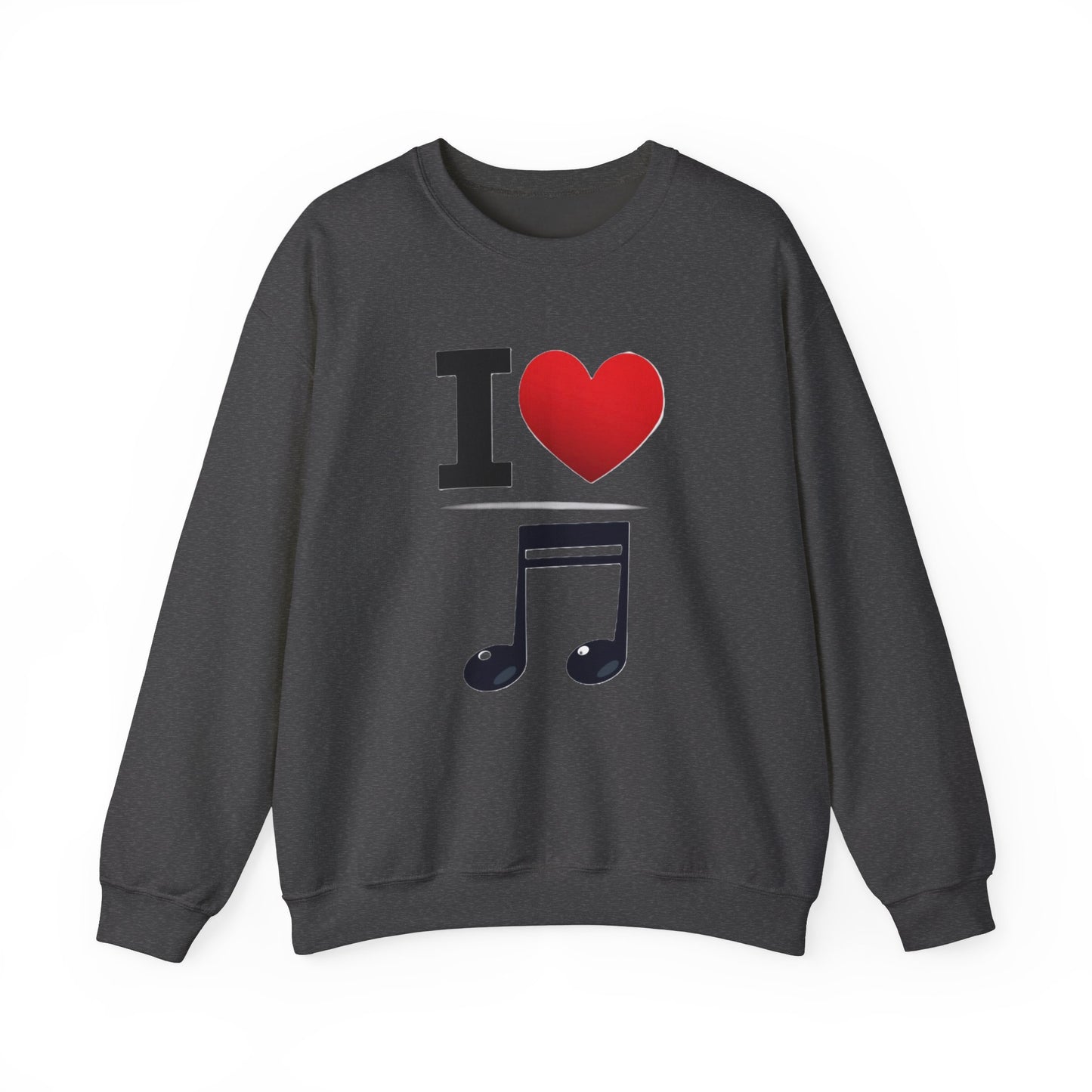 I Heart Music - Crewneck Sweatshirt