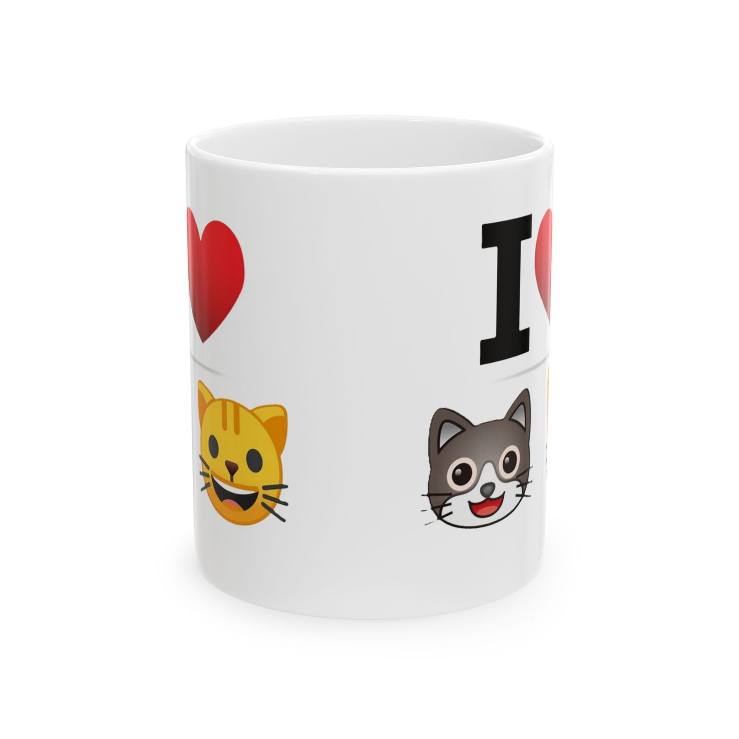 I Heart Cats - Ceramic Mug, (11oz, 15oz) - Better Mode