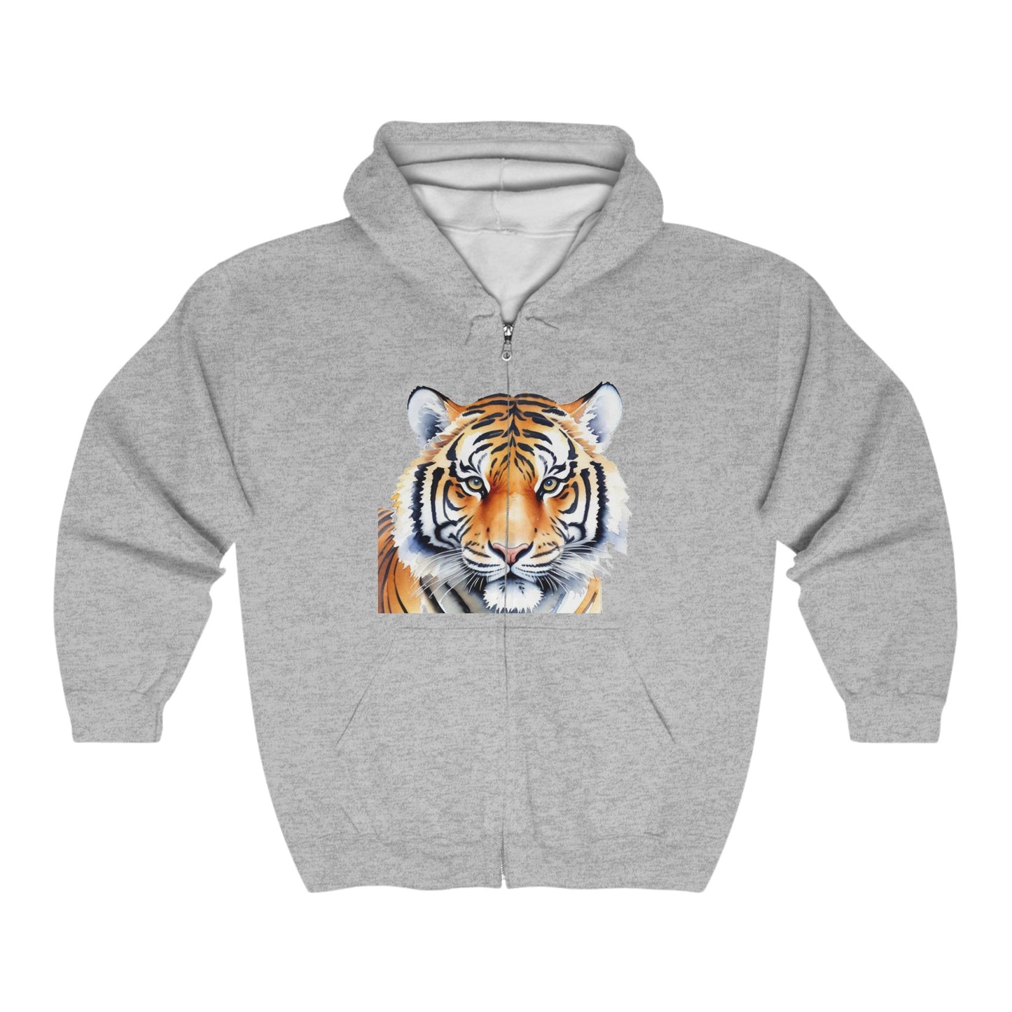 Tiger - Full Zip Hooded Sweatshirt