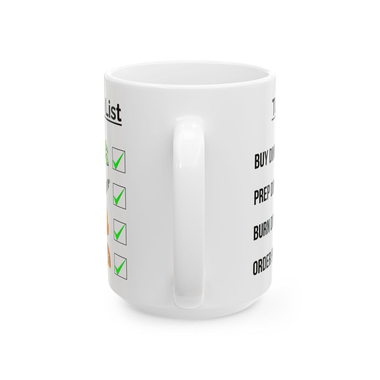 To Do List "Dinner" Ceramic Mug