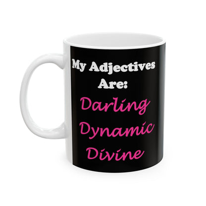 Darling (Black) - Ceramic Mug, (11oz, 15oz)