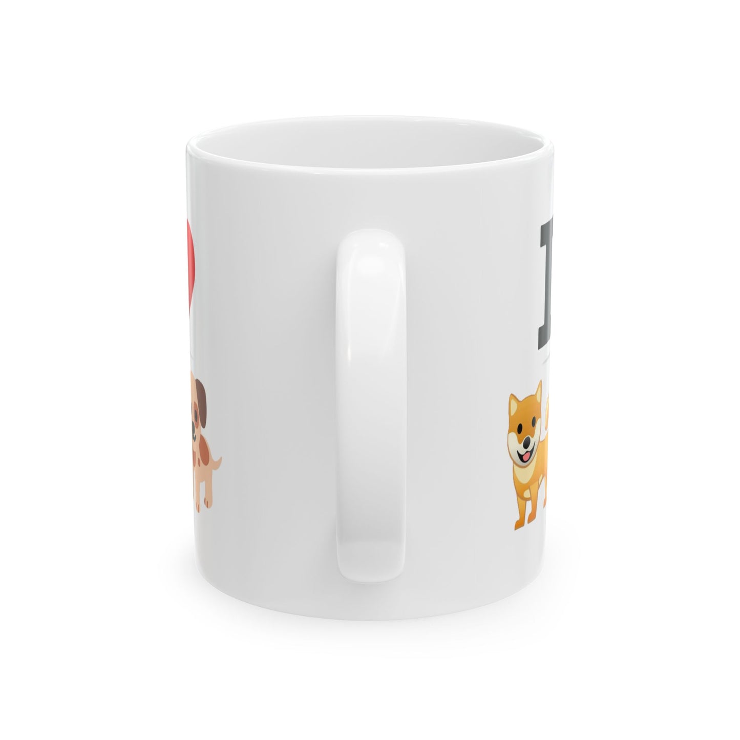 I Heart Dogs Ceramic Mug