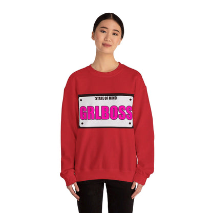 State Of Mind - GRLBOSS - Unisex Heavy Blend™ Crewneck Sweatshirt