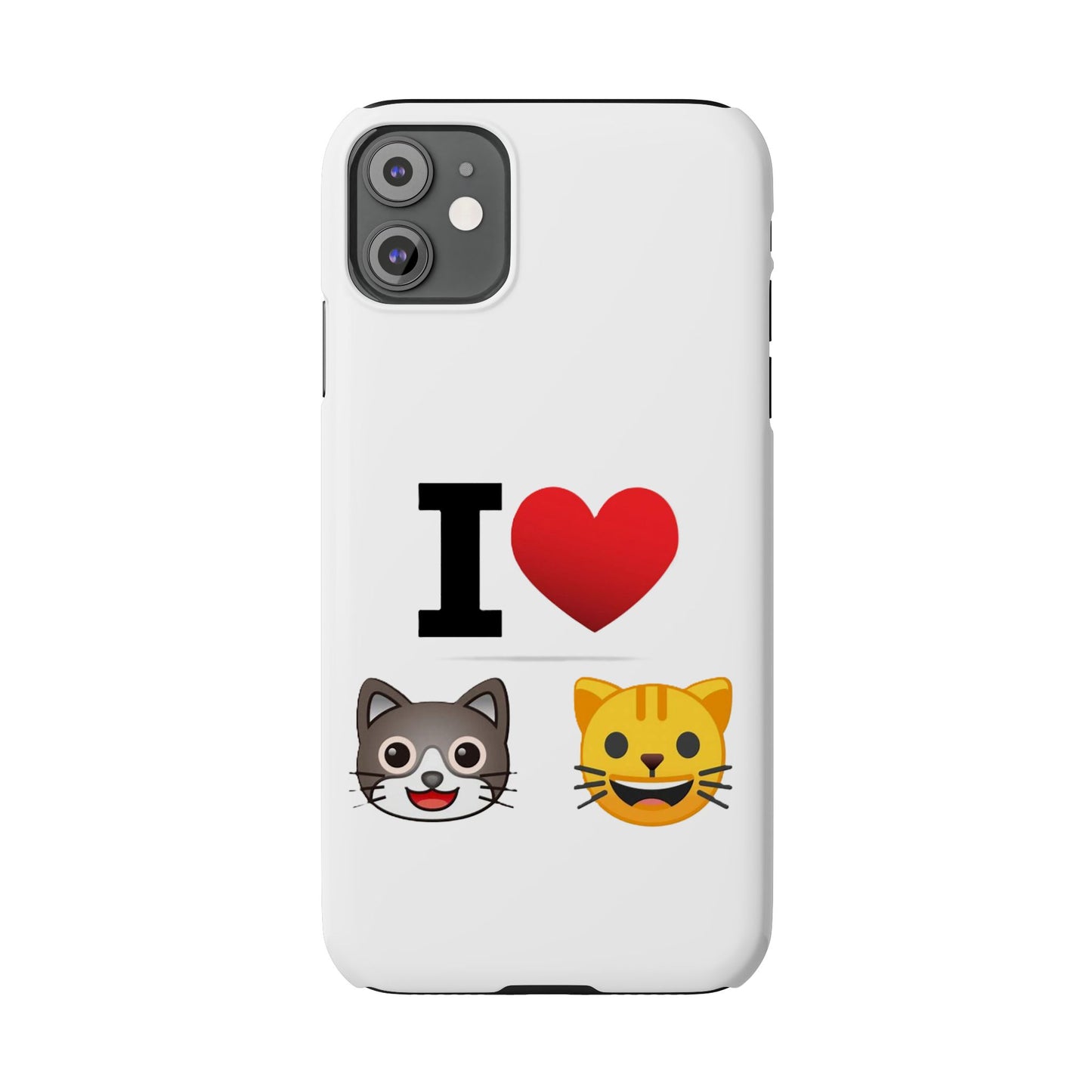 I Heart Cats - Slim Phone Cases