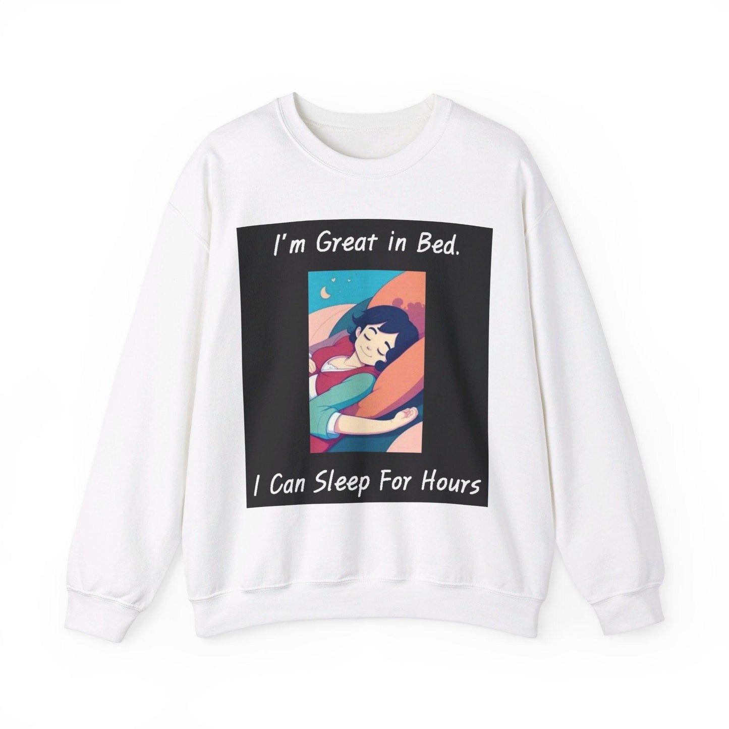 Great In Bed - Unisex Heavy Blend™ Crewneck Sweatshirt