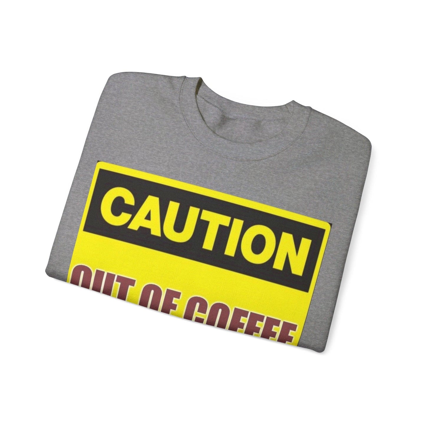 Caution Coffee - Unisex Heavy Blend™ Crewneck Sweatshirt