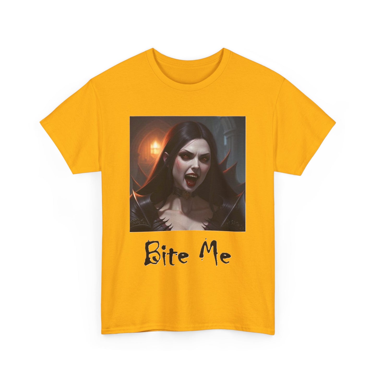 Halloween - Bite Me - Unisex Heavy Cotton T-Shirt