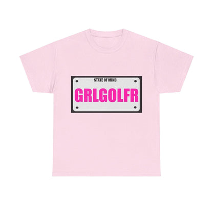 State Of Mind - GRL GOLFR - Unisex Heavy Cotton T-Shirt - Better Mode