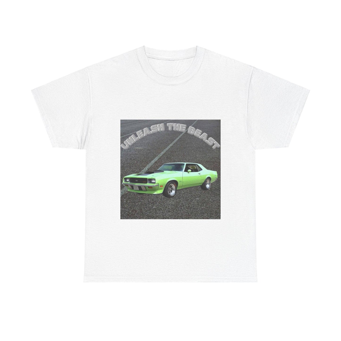 Unleash The Beast Classic Cars 5 - Unisex Heavy Cotton T-Shirt