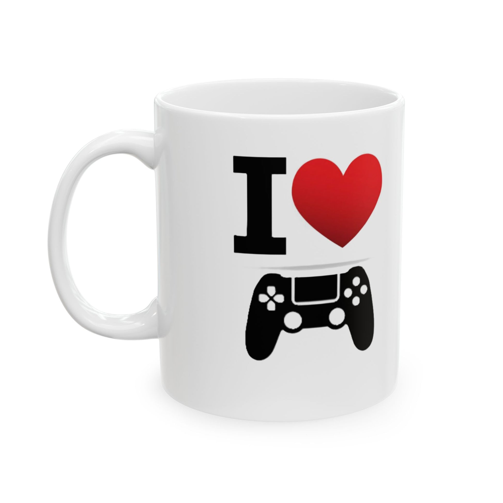 I Heart Gaming - Ceramic Mug, (11oz, 15oz) - Better Mode