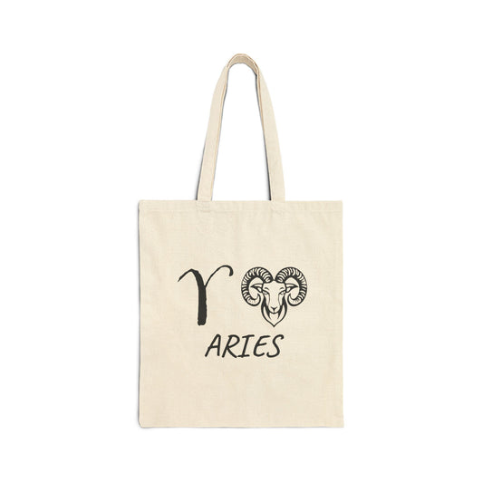 Aries Zodiac Tote Bag