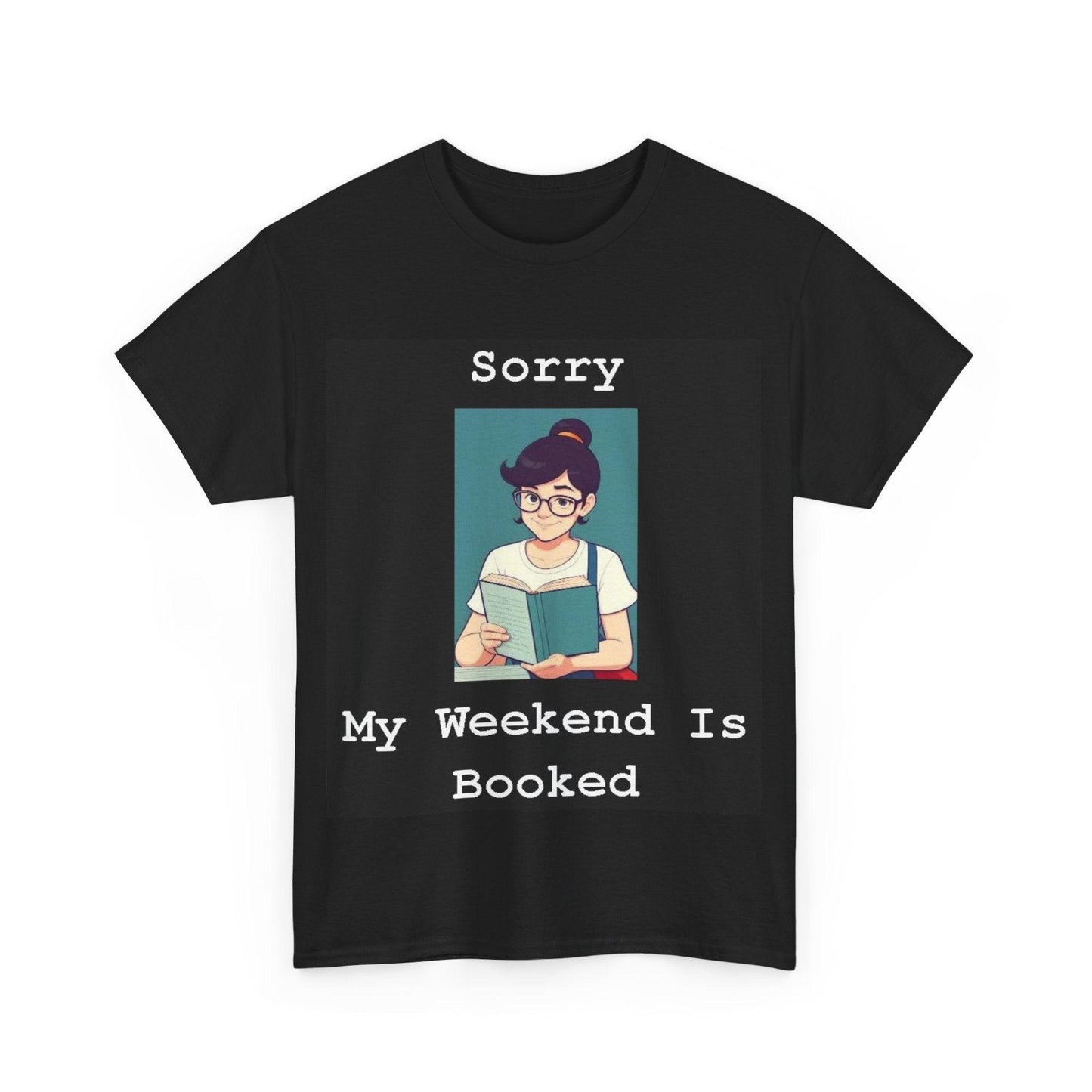 Booked 2 (Black) - Unisex Heavy Cotton Tee - Better Mode