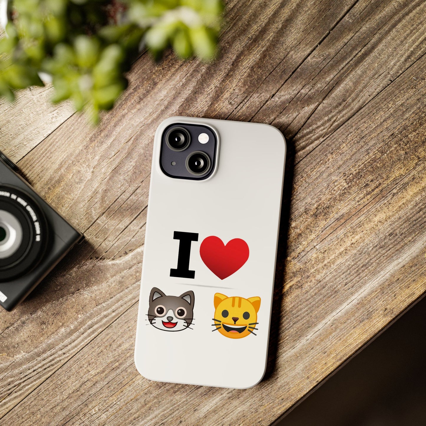 I Heart Cats - Slim Phone Cases