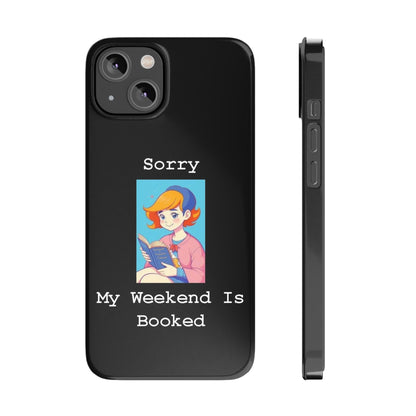 Booked 1 (Black) - Slim Phone Cases - Better Mode