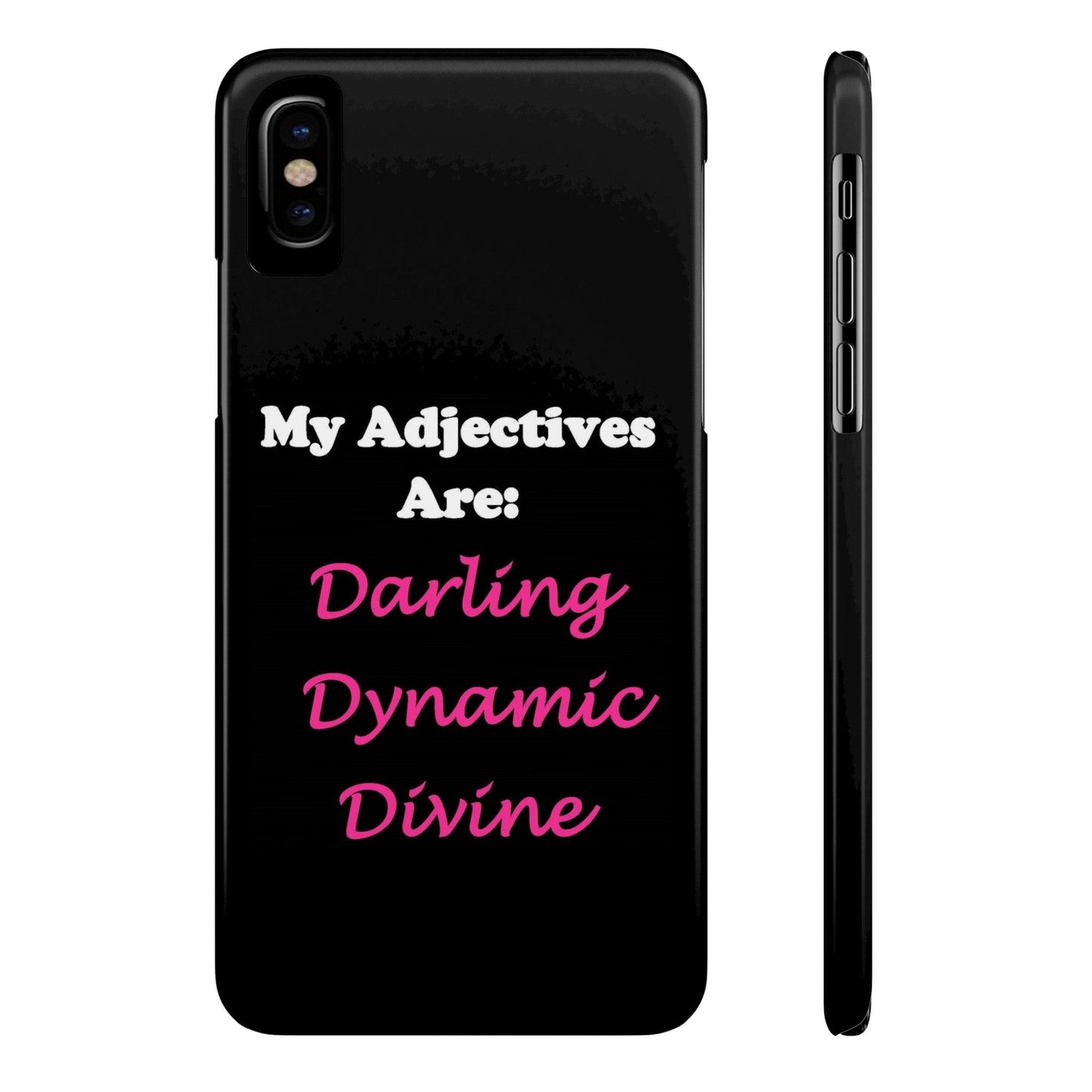 Darling (Black) - Slim Phone Cases - Better Mode