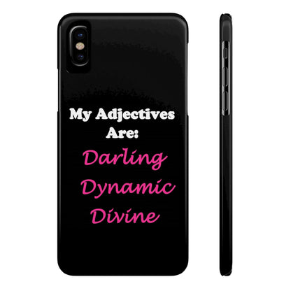 Darling (Black) - Slim Phone Cases - Better Mode