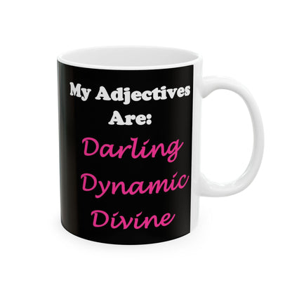 Darling (Black) - Ceramic Mug, (11oz, 15oz)