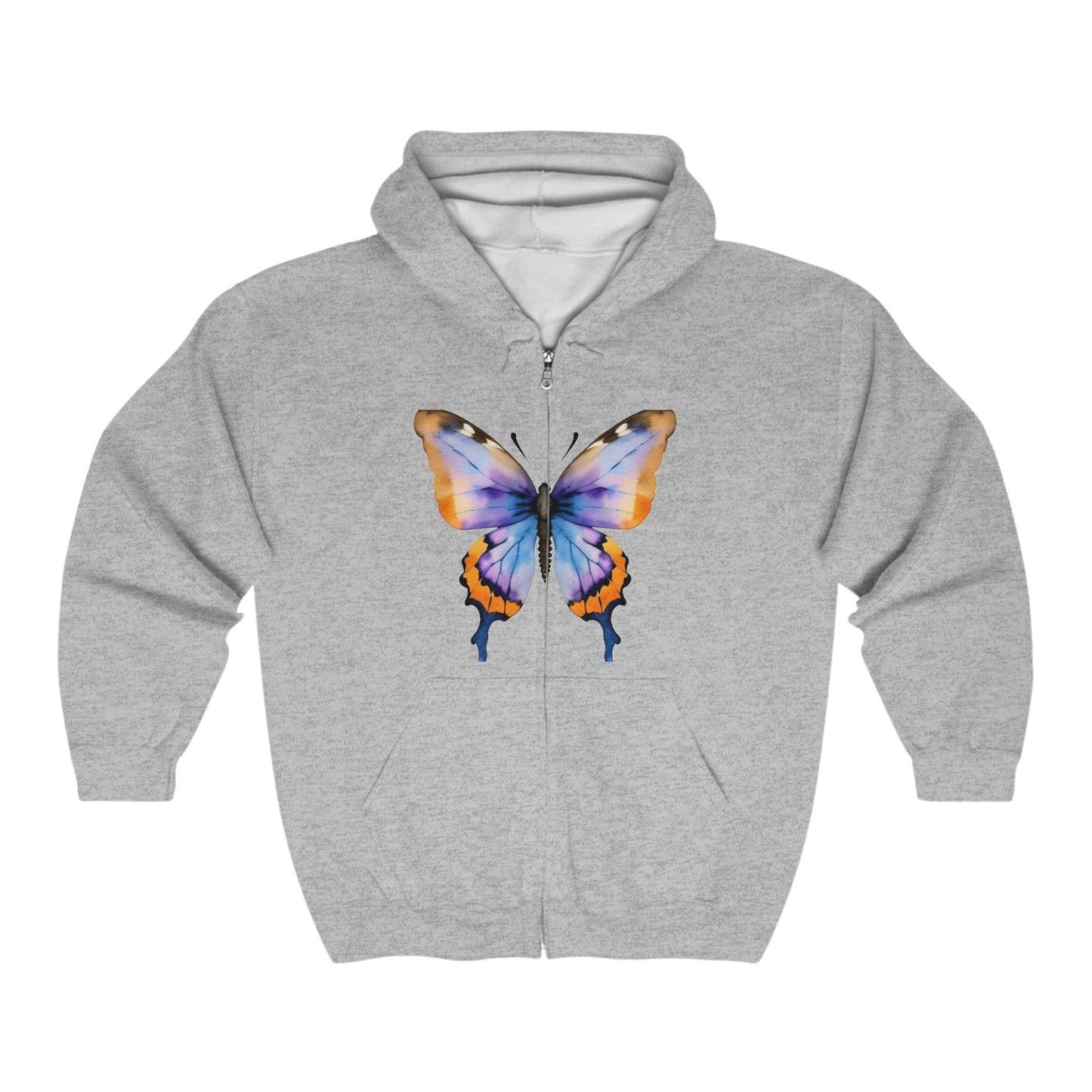 Butterfly 1 - Full Zip Hooded Sweatshirt