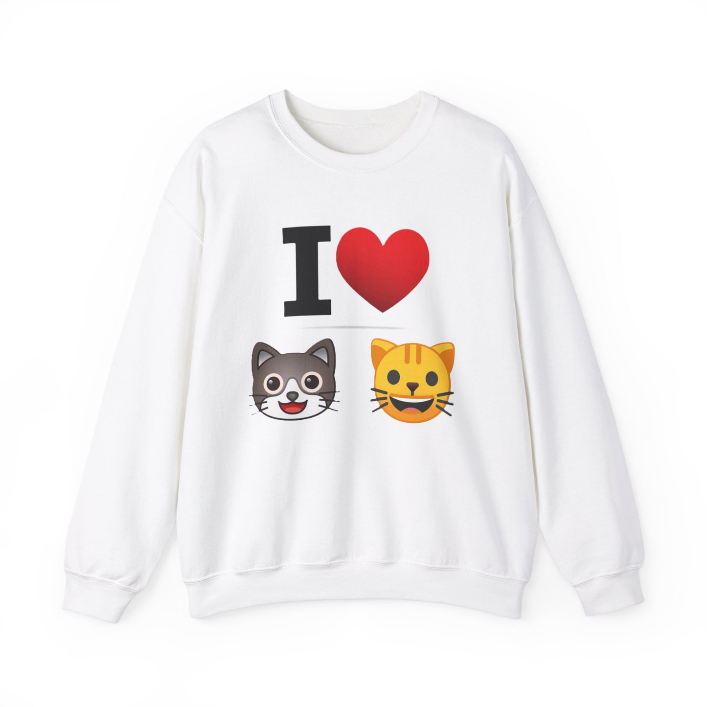 I Heart Cats - Crewneck Sweatshirt