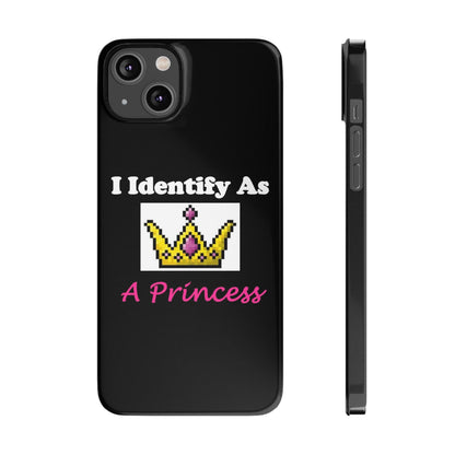 ID Princess (Black) - Slim Phone Cases - Better Mode