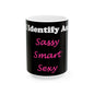 ID Sassy Smart Sexy (Black) - Ceramic Mug, (11oz, 15oz)