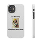 Bossy 1 (White) - Slim Phone Cases - Better Mode