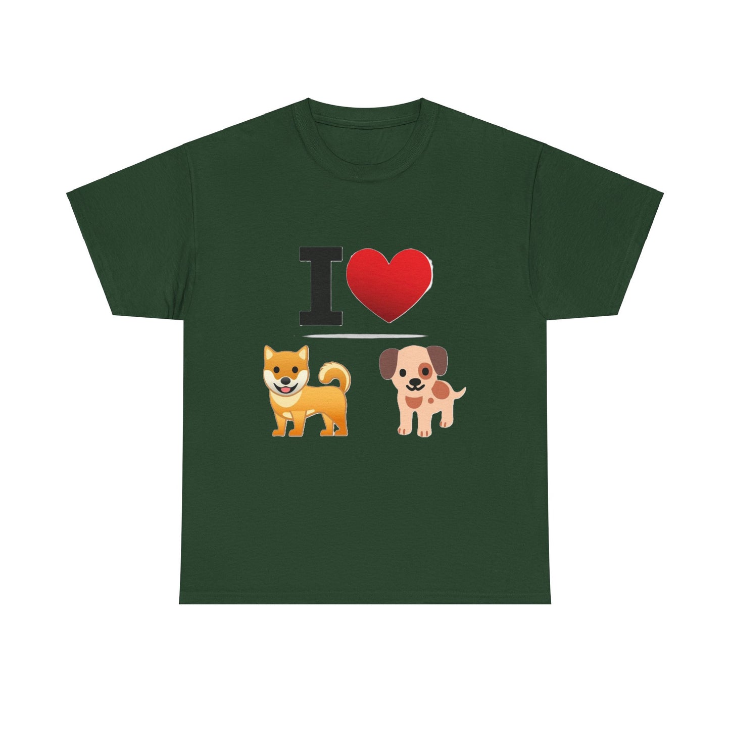 I Heart Dogs - Unisex Heavy Cotton T-Shirt - Better Mode