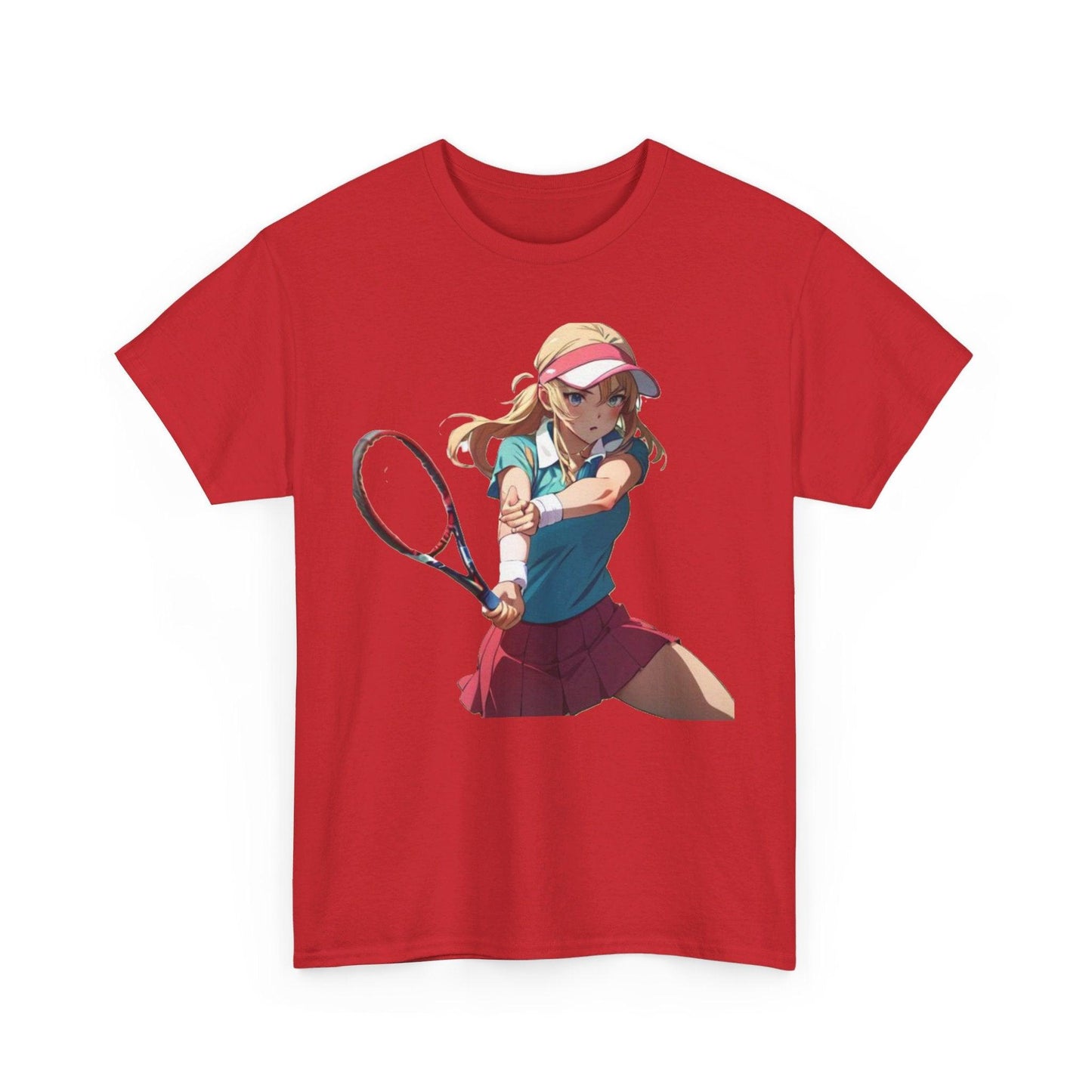 Anime Tennis 3 - Unisex Heavy Cotton T-Shirt