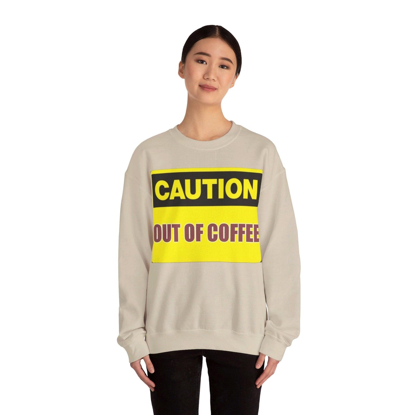 Caution Coffee - Unisex Heavy Blend™ Crewneck Sweatshirt