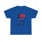 I Heart Music - Unisex Heavy Cotton T-Shirt - Better Mode