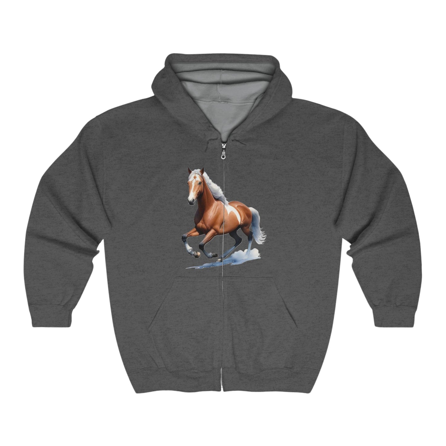 Galloping Horse 1 - Full Zip Hooded Sweatshirt