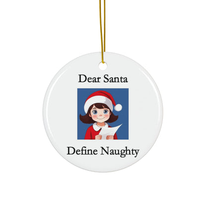 Christmas - Dear Santa 1 - Ceramic Ornaments - Better Mode