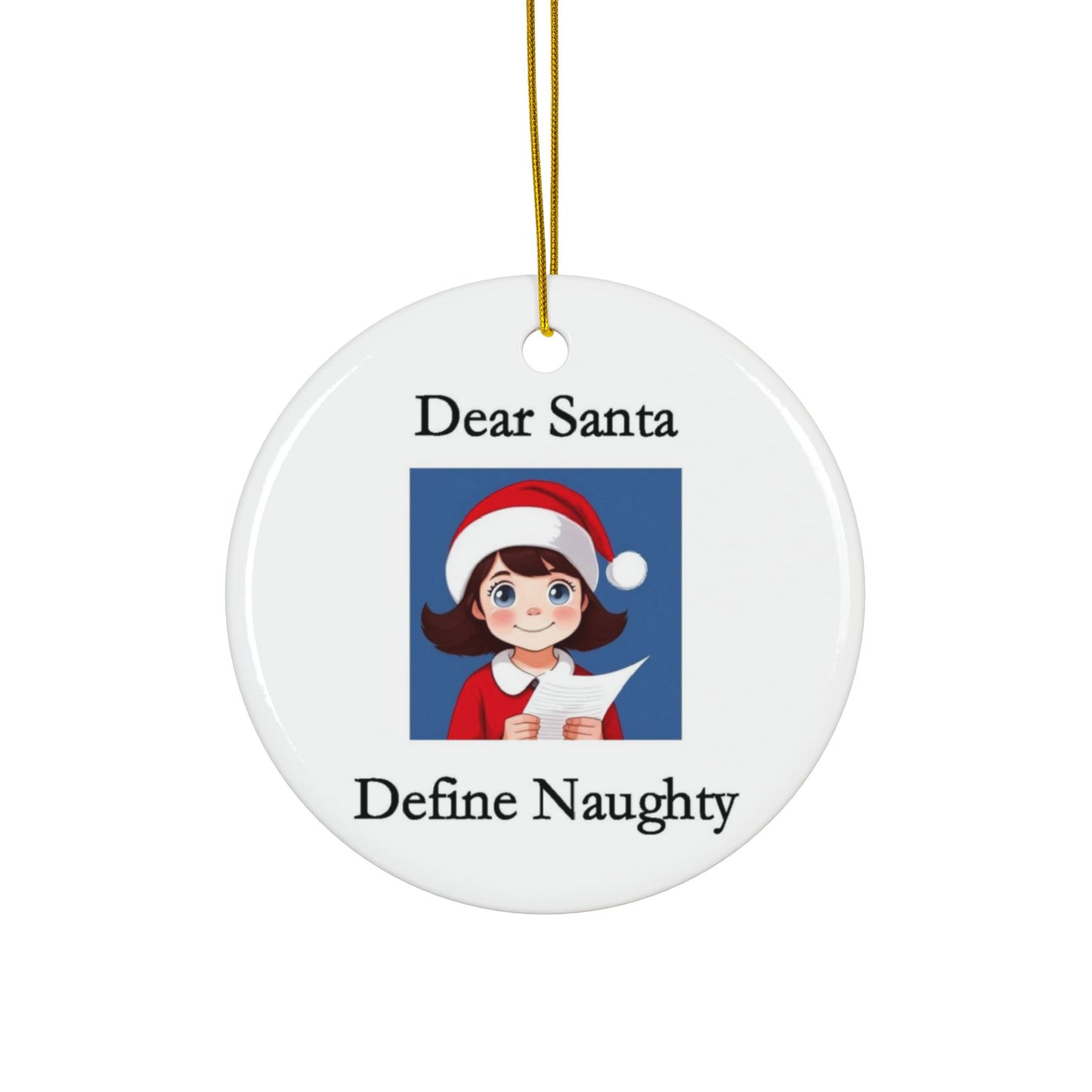 Christmas - Dear Santa 1 - Ceramic Ornaments - Better Mode