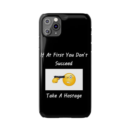 Hostage (Black) - Slim Phone Cases - Better Mode