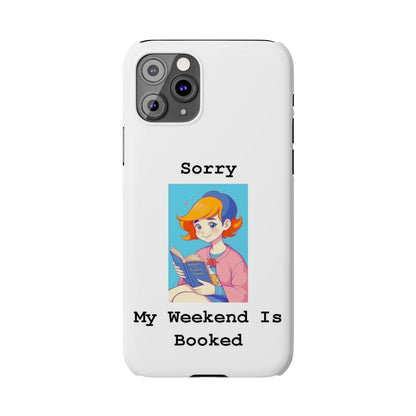 Booked 1 (White) - Slim Phone Cases - Better Mode