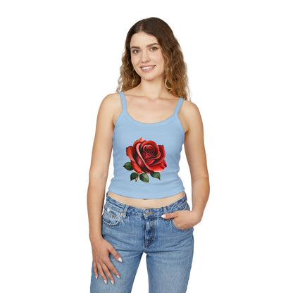 Rose - Women's Spaghetti Strap Tank Top