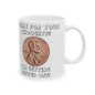 Penny...Thoughts (White) - Ceramic Mug, (11oz, 15oz)