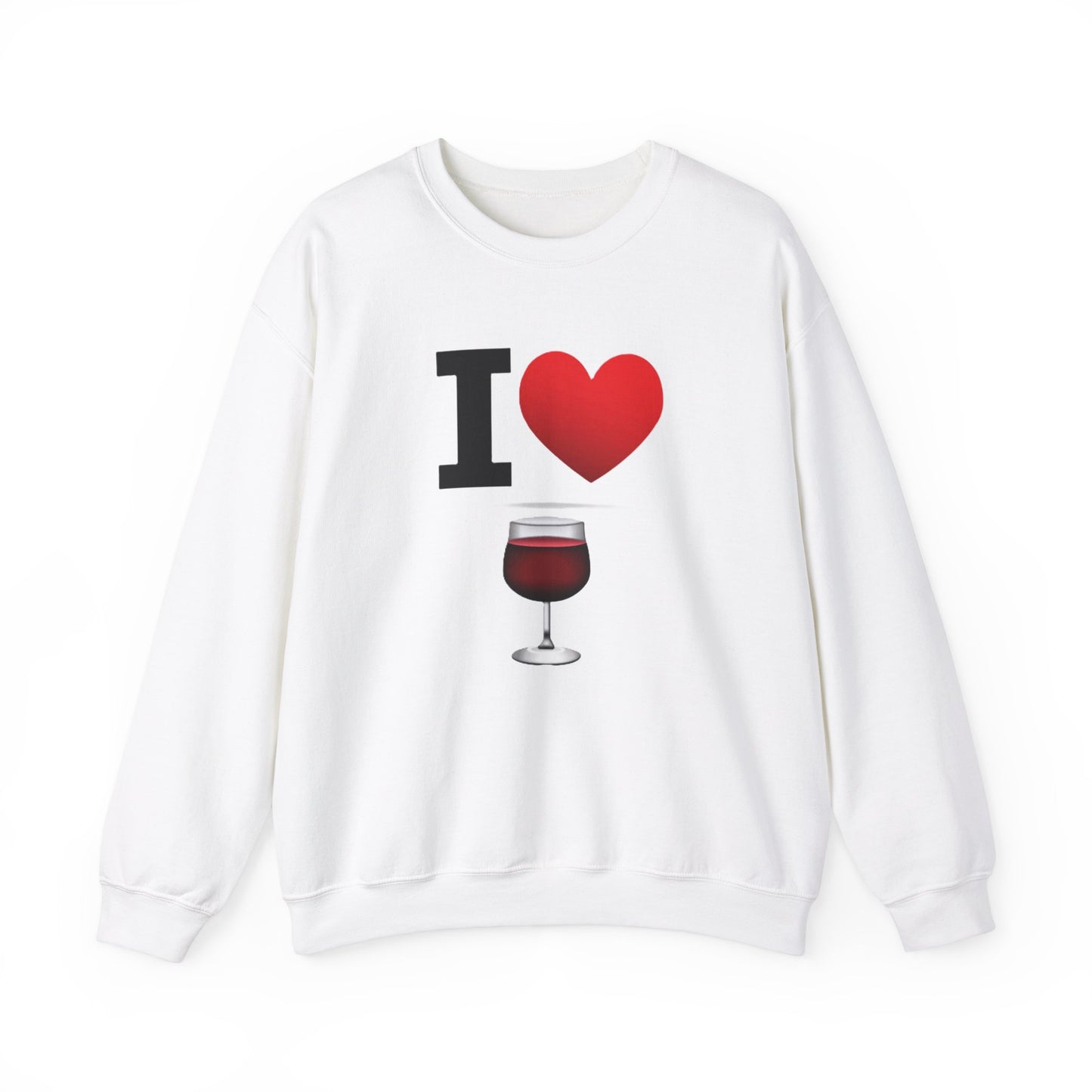 I Heart Wine - Crewneck Sweatshirt - Better Mode