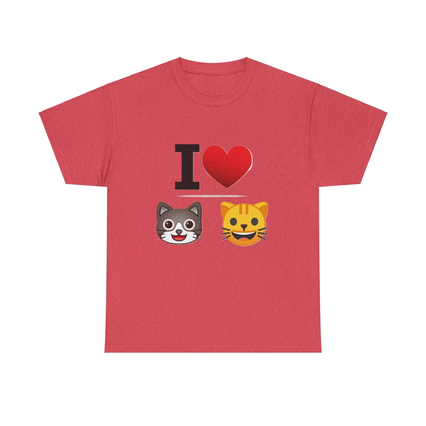 I Heart Cats - Unisex Heavy Cotton T-Shirt - Better Mode