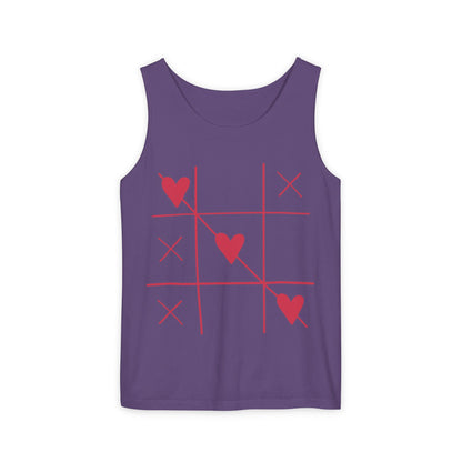 Tic Tac Toe Hearts Tank Top