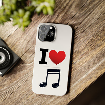 I Heart Music - Slim Phone Cases