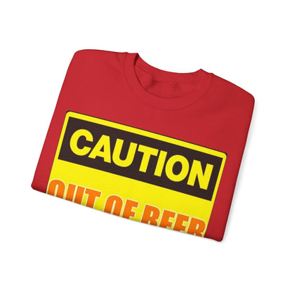 Caution Beer - Unisex Heavy Blend™ Crewneck Sweatshirt